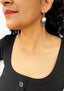 Papyrus Dangle Earrings - BLACK