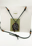 PAPYRUS - Statement Pendant Necklace - BLACK