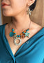 PAPYRUS - Necklace & Dangle Earrings Set - GOLD/B/O